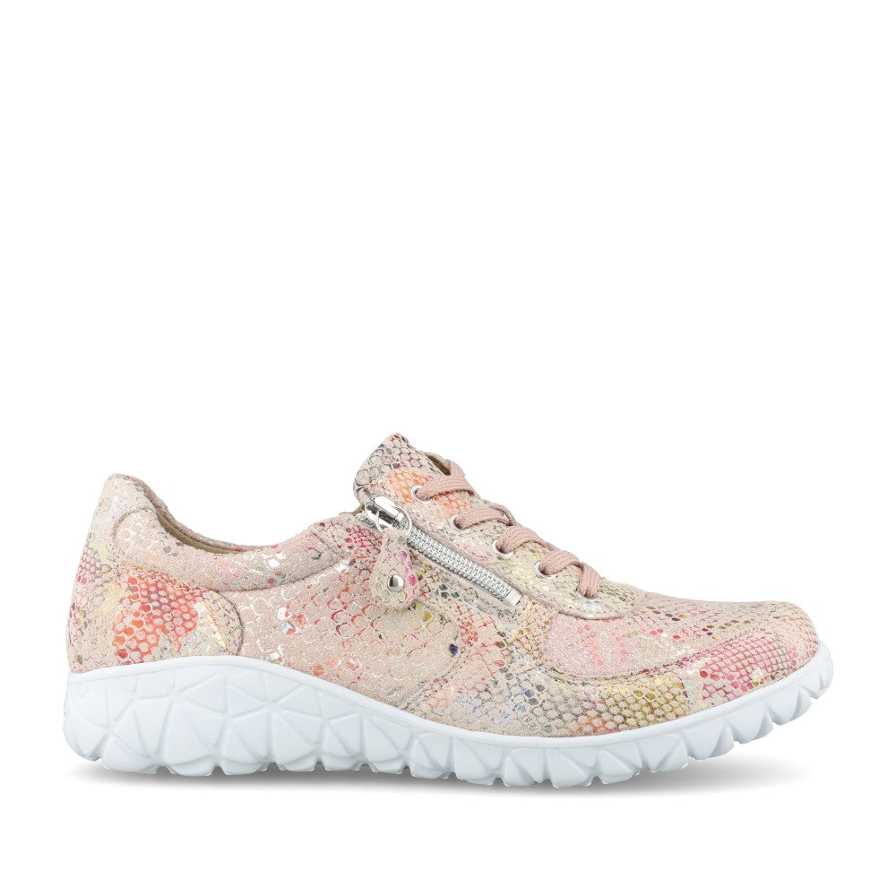 Ladies H89001 Havy Soft H-fit Trainer In Rose Multi