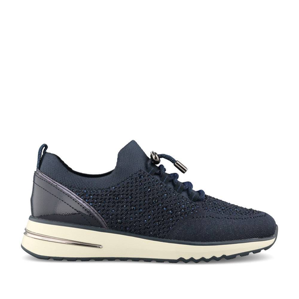 Ladies 2-24712 Slip-on Trainer In Navy