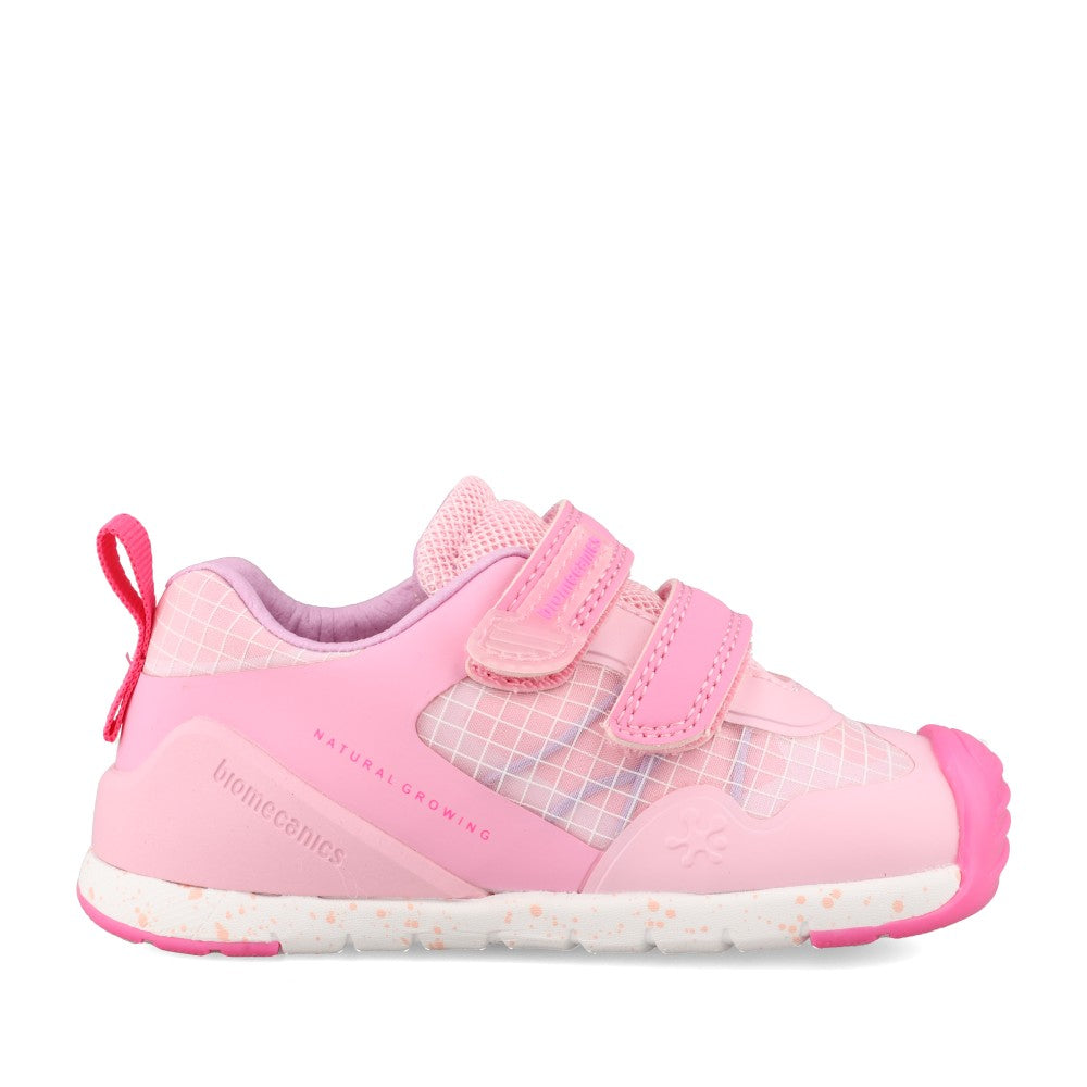 Girls 262132-b032 Double Velcro Shoe In Rose
