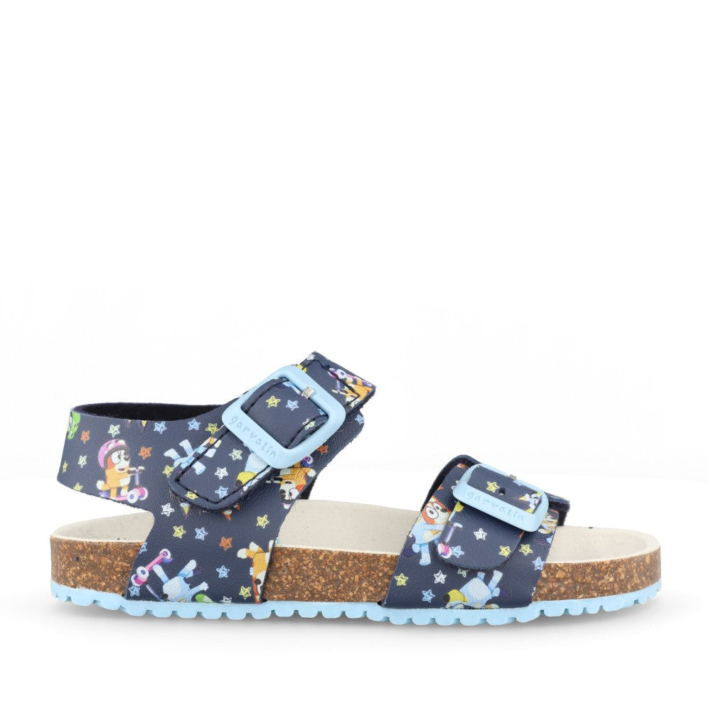 Boys 262871-a008 Double Strap Sandal In Navy
