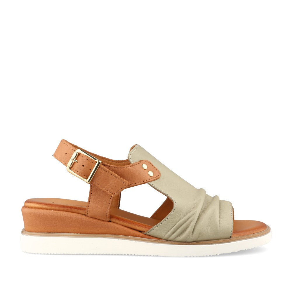 Ladies Steffi Jls003 Wedge Sandal In Khaki