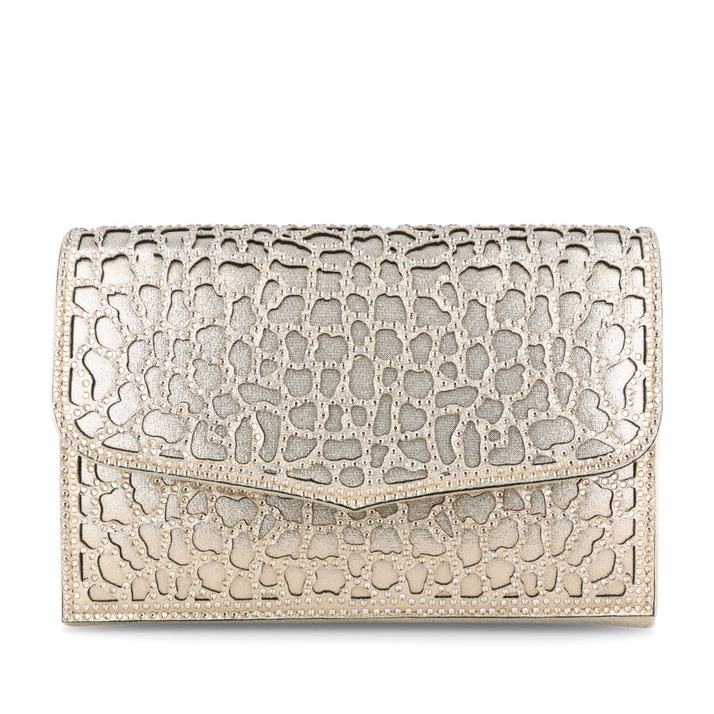 Ladies Ramona Zlj012 Clutch Bag In Gold