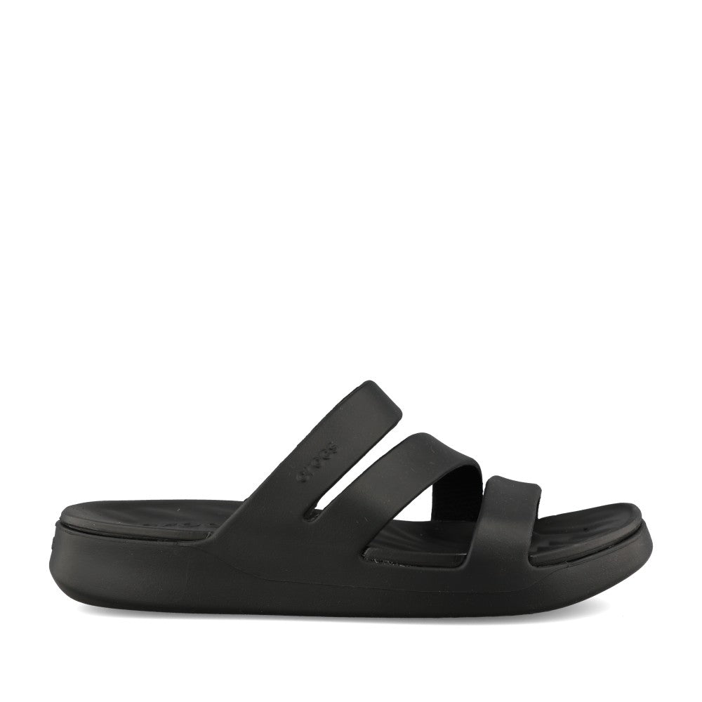Getaway Strappy Sandal In Black