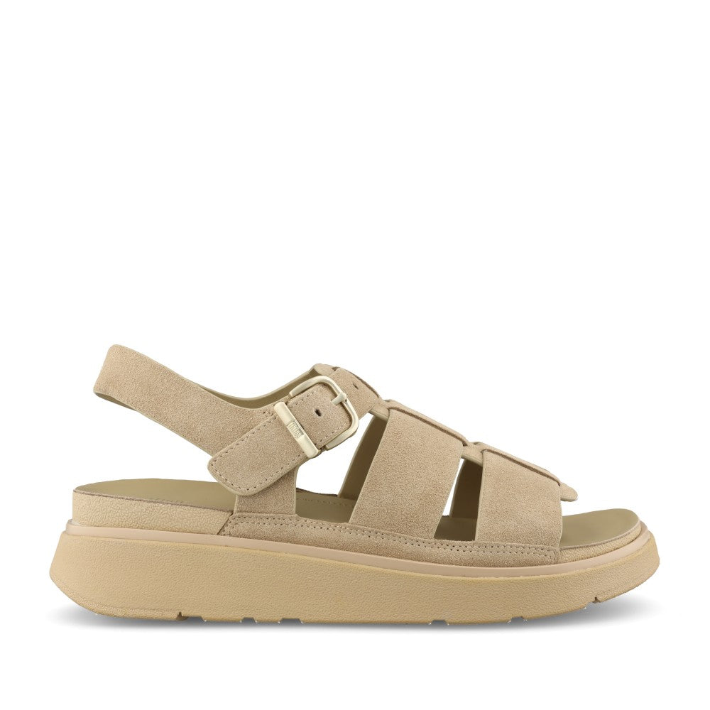 Ladies A3t-923 Gen-ff Suede Fisherman Sandal In Cappuccino