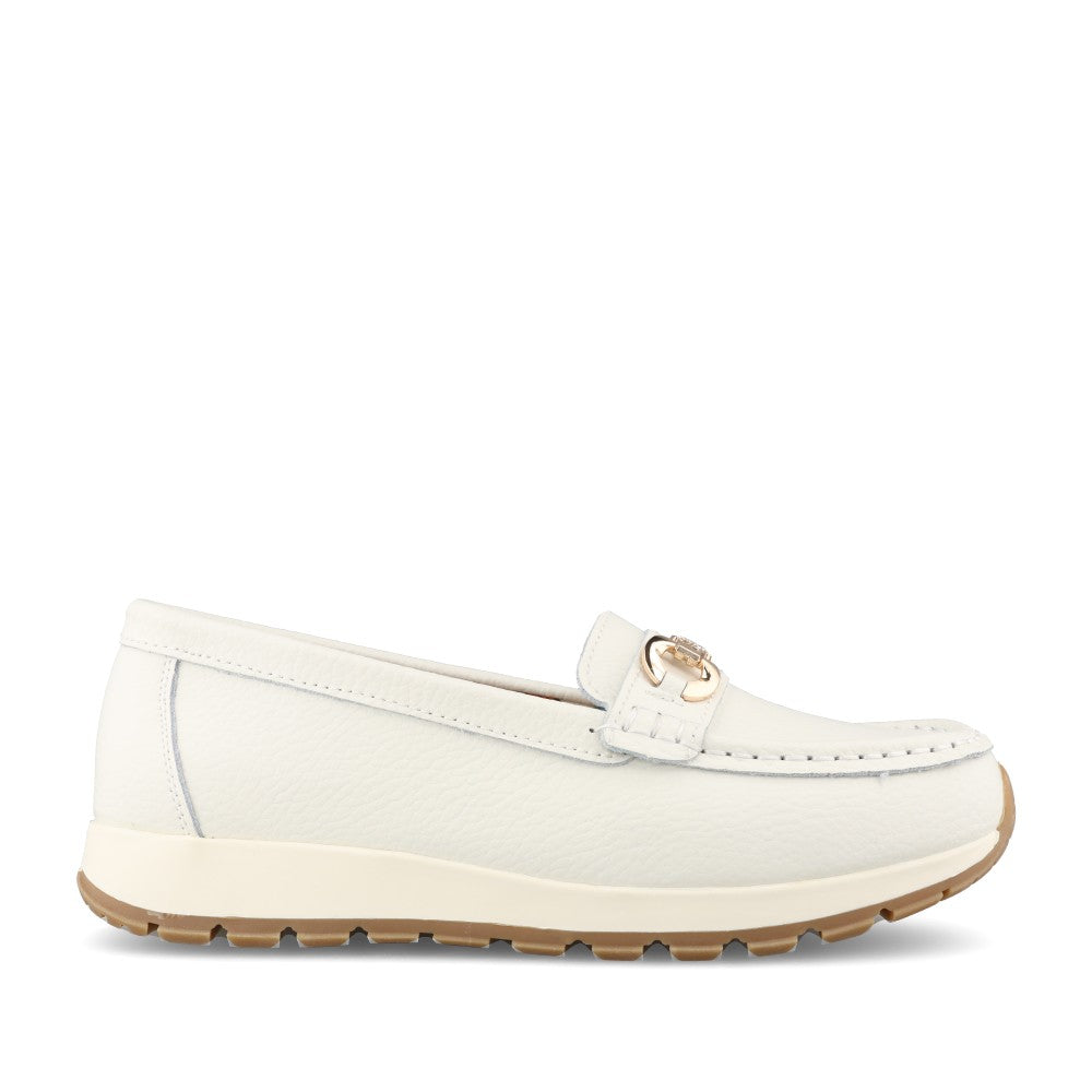 Ladies Casablanca Slip-on Shoe In White