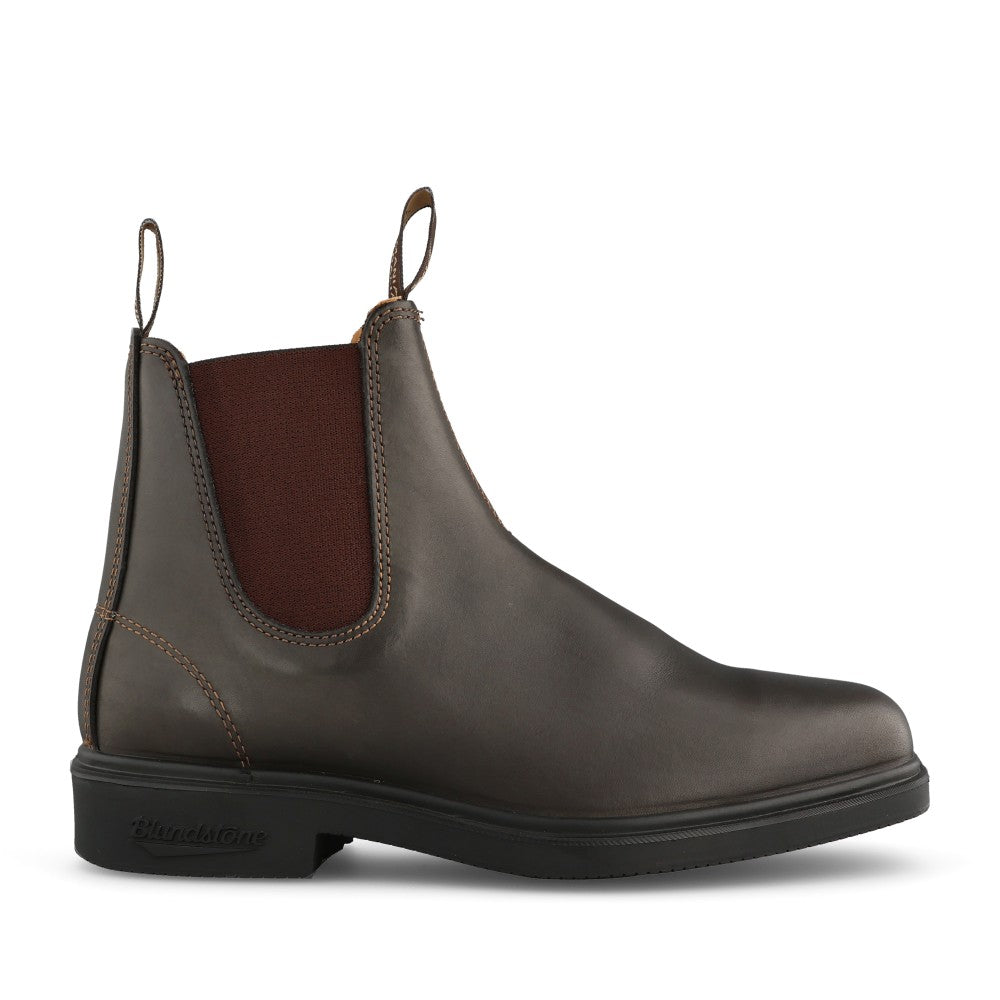 Unisex 067 Dress Leather Chelsea Boot In Brown