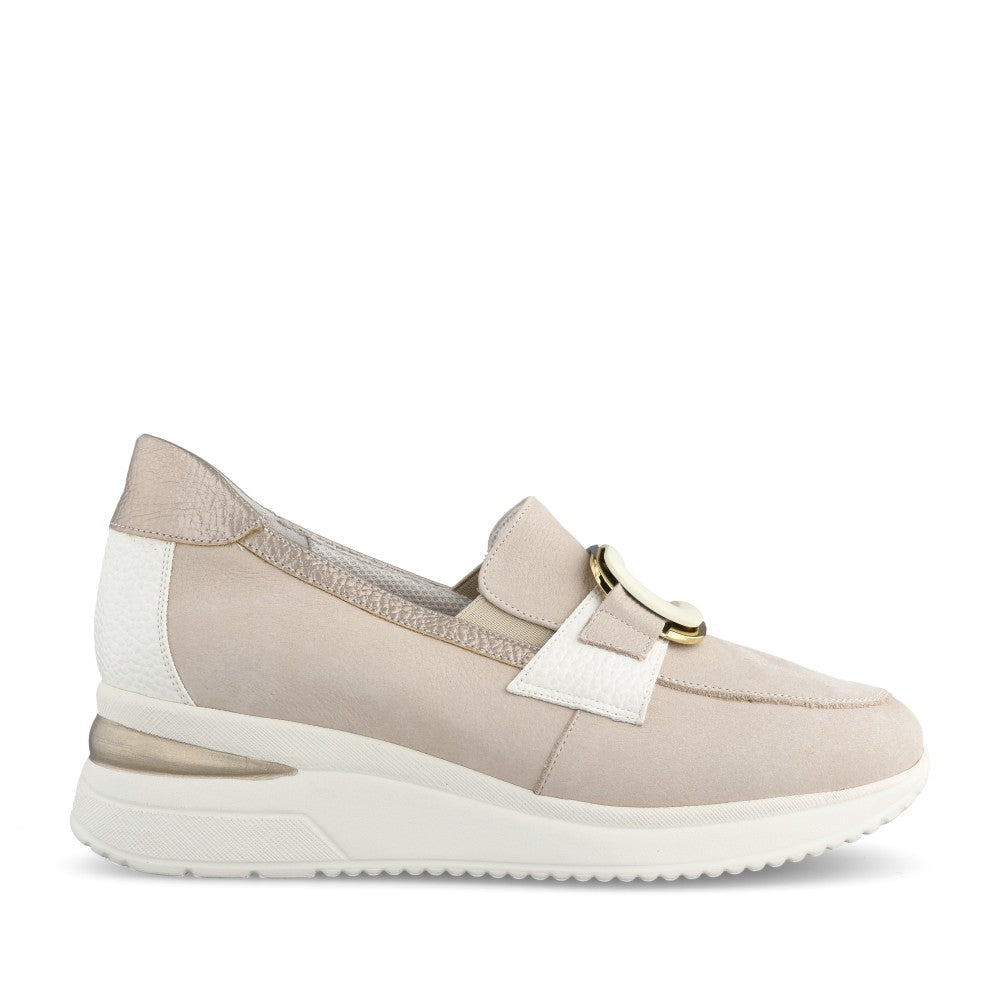 Ladies 2f5984dm Gabriella Slip-on Shoe In Off White