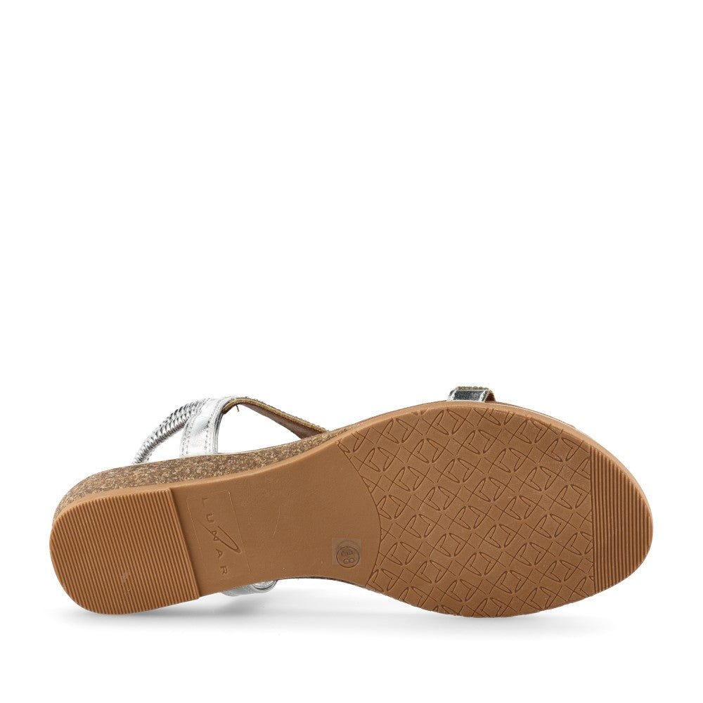 Ladies Jlh613 Jazmine E-fit Sandal In Silver