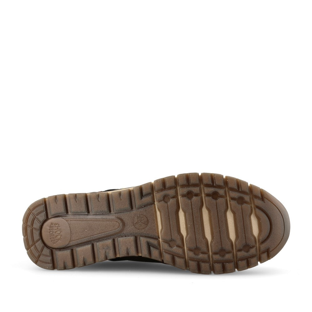 Ladies 8-23762 Laced Trainer In Mocha