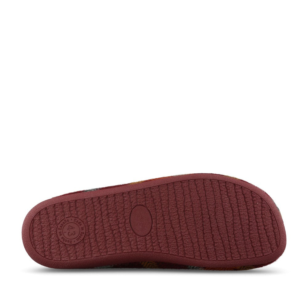 Lotus Mens Luis UMH062 Slipper In Burgundy