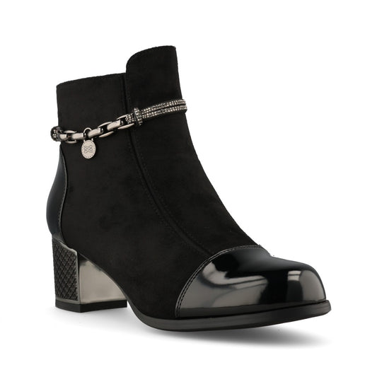 Redz Ladies 1903 Ankle Boot In Black