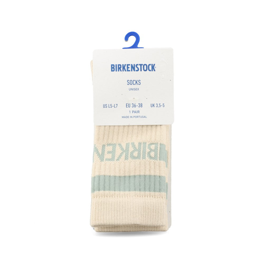 Birkenstock Unisex 1032633 Cotton Tennis Socks (Blue) In Cream