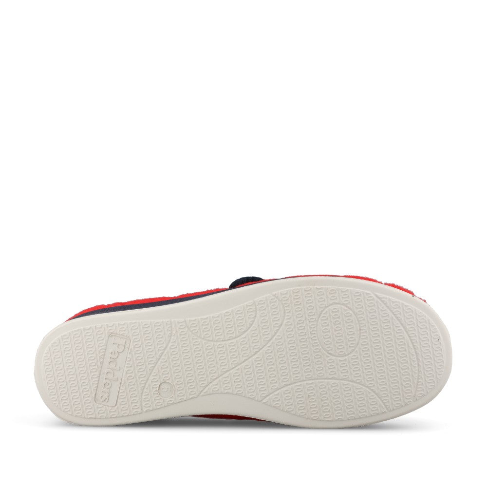 Camilla 447 Ladies Spotted Slipper in Red Combi