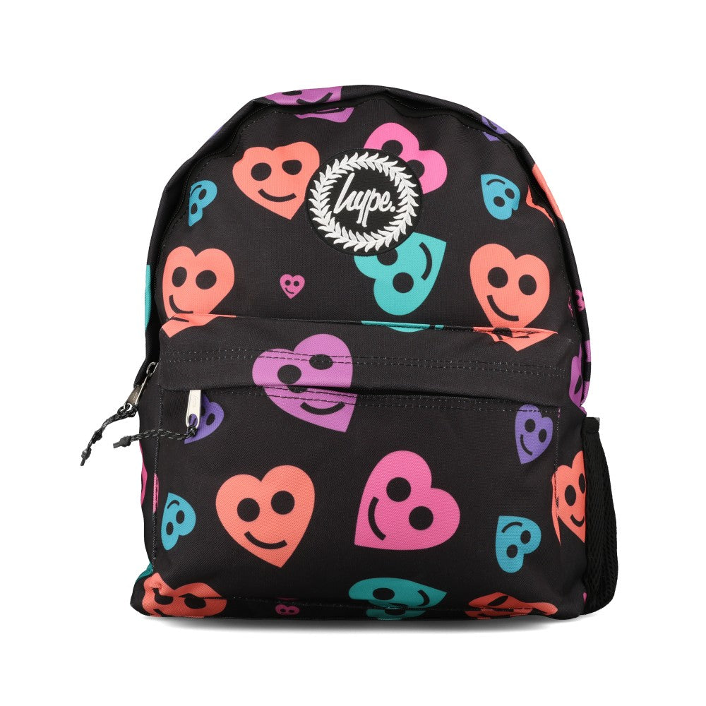 Girls YSBS-259 Black Heart Smile Iconic Backpack