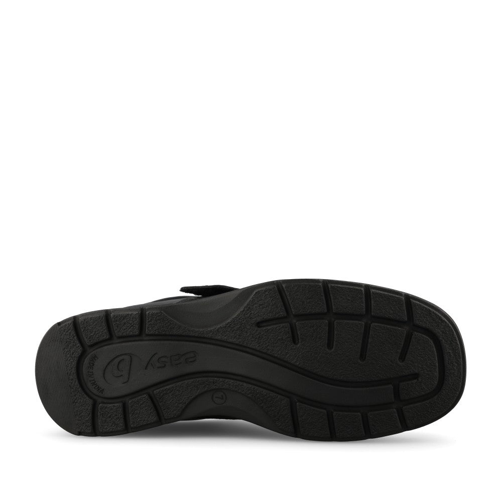 Mens Benny 80212A 6v Extra Wide Velcro Shoe In Black