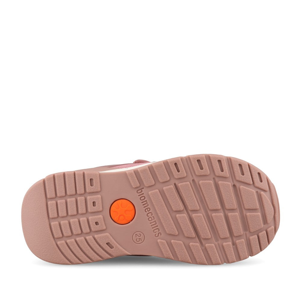 Girls 231007-b Laced Trainer In Mauve