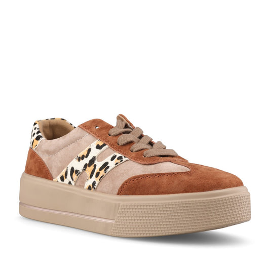 Ladies Patrizio Como Cremona Trainer in Leopardo