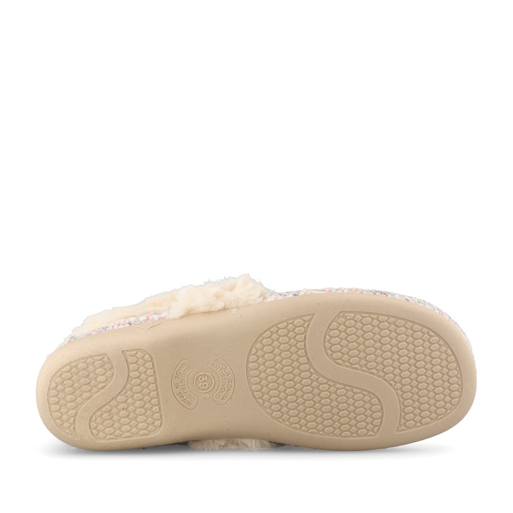 Lunar Ladies Dana KLA259 Slipper In Beige