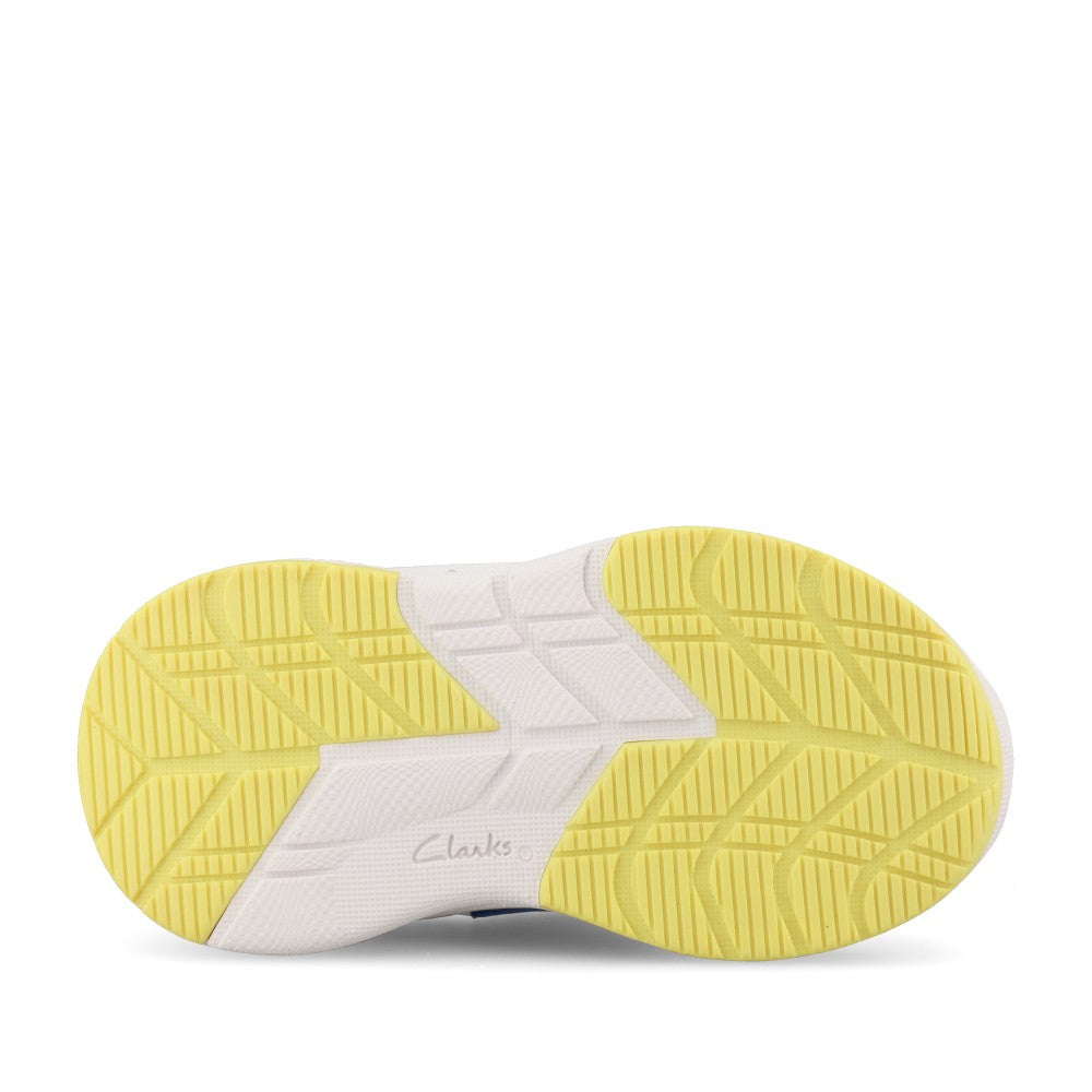 Clarks Boys Gleam Glow T G-Fit Trainer in Blue