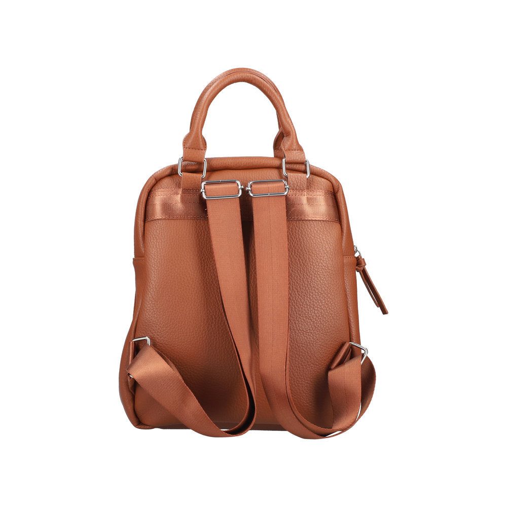 Rieker Ladies H1050 City Backpack Bag In Beige
