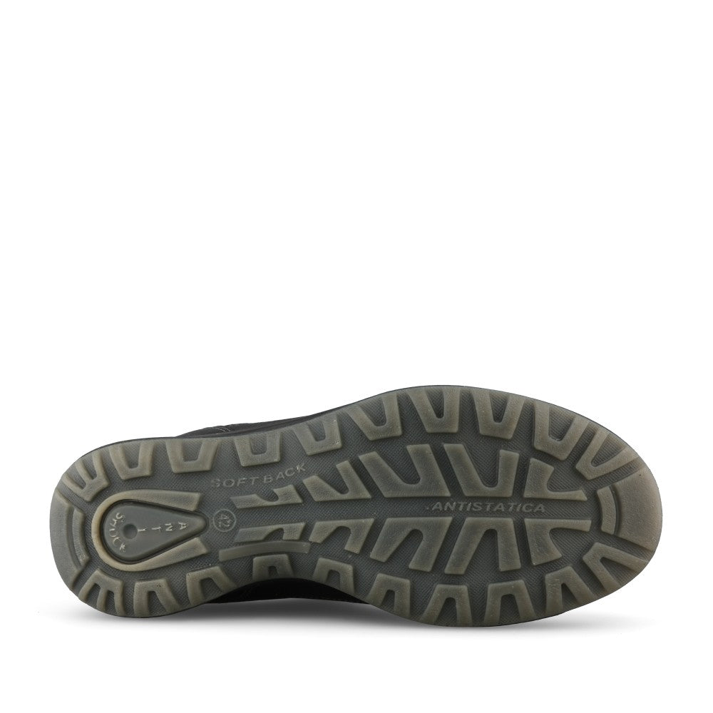 BMG061 Airwalker Lace Up Shoe For Men In Black