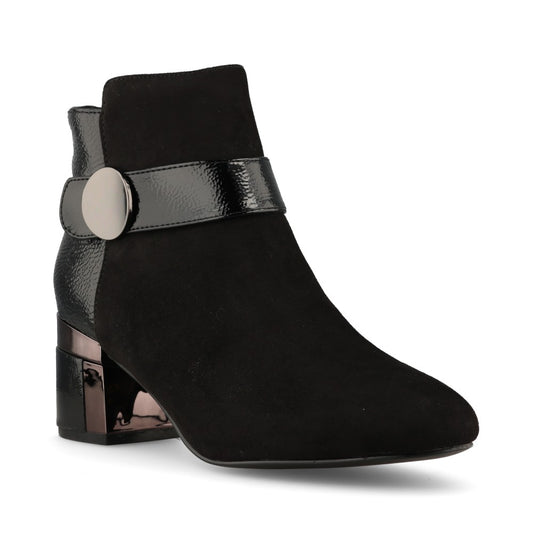 Lotus Ladies Kirsty ULB419 Ankle Boot In Black