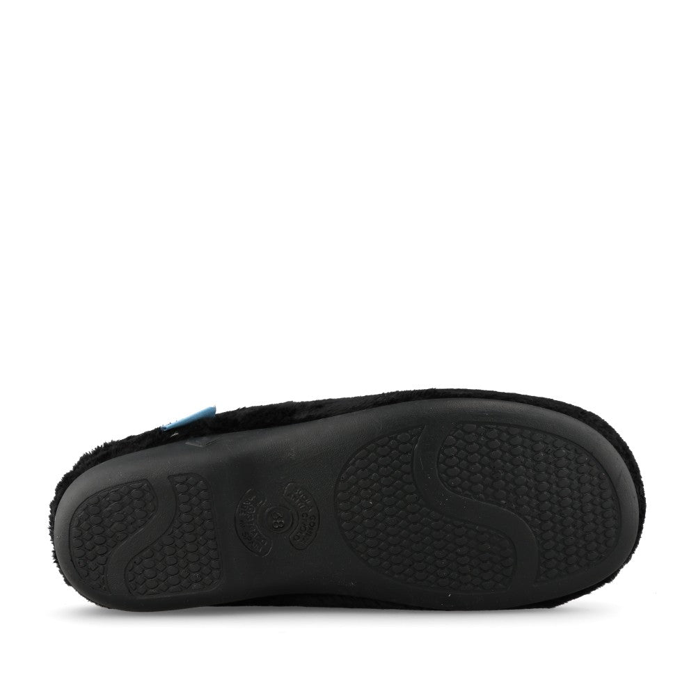 Lunar Ladies Buffy KLA256 Slipper In Black