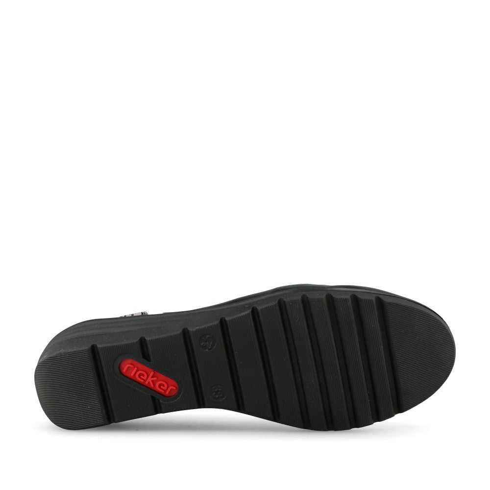 Rieker Ladies L5363 Shoe In Blue