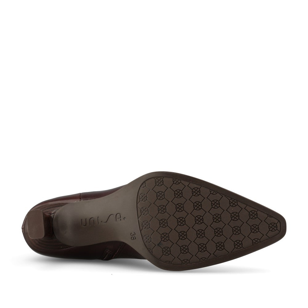 Unisa Ladies Lomas Ankle Boot In Brown