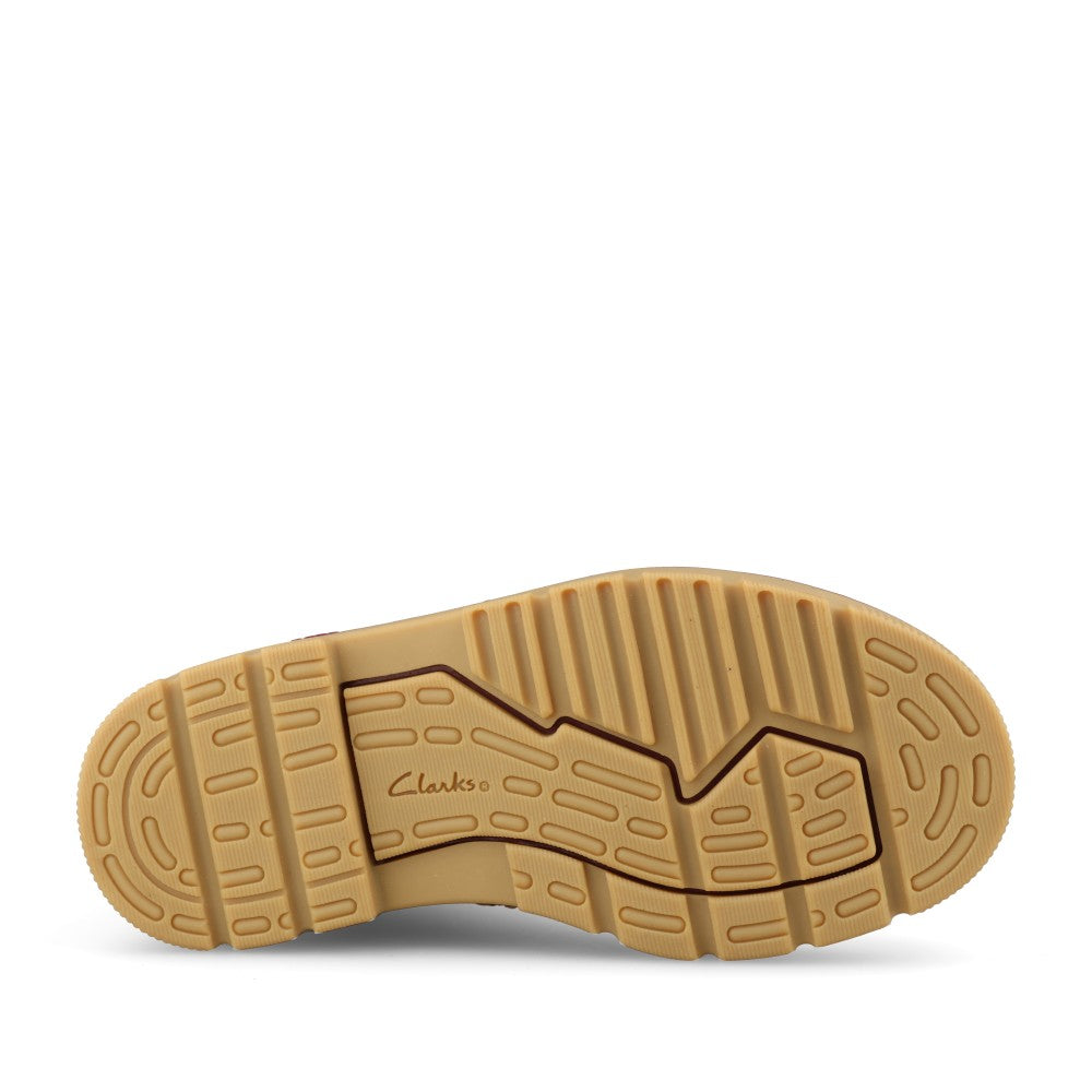 Clarks Boys Lorcam Pine K G-Fit Boot in Sand