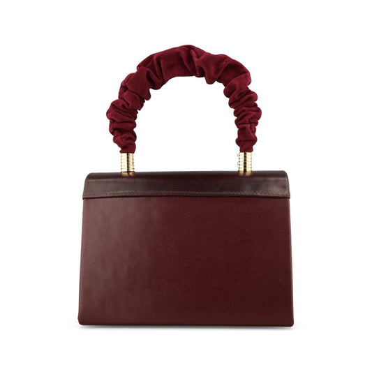 Emis Ladies T37 Grab Bag In Burgundy Leather