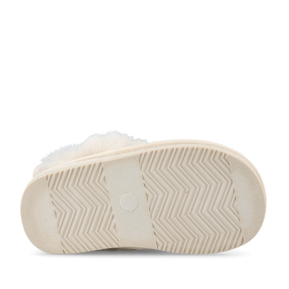 Clarks Girls Toastie Bow K G-Fit Slipper in Cotton