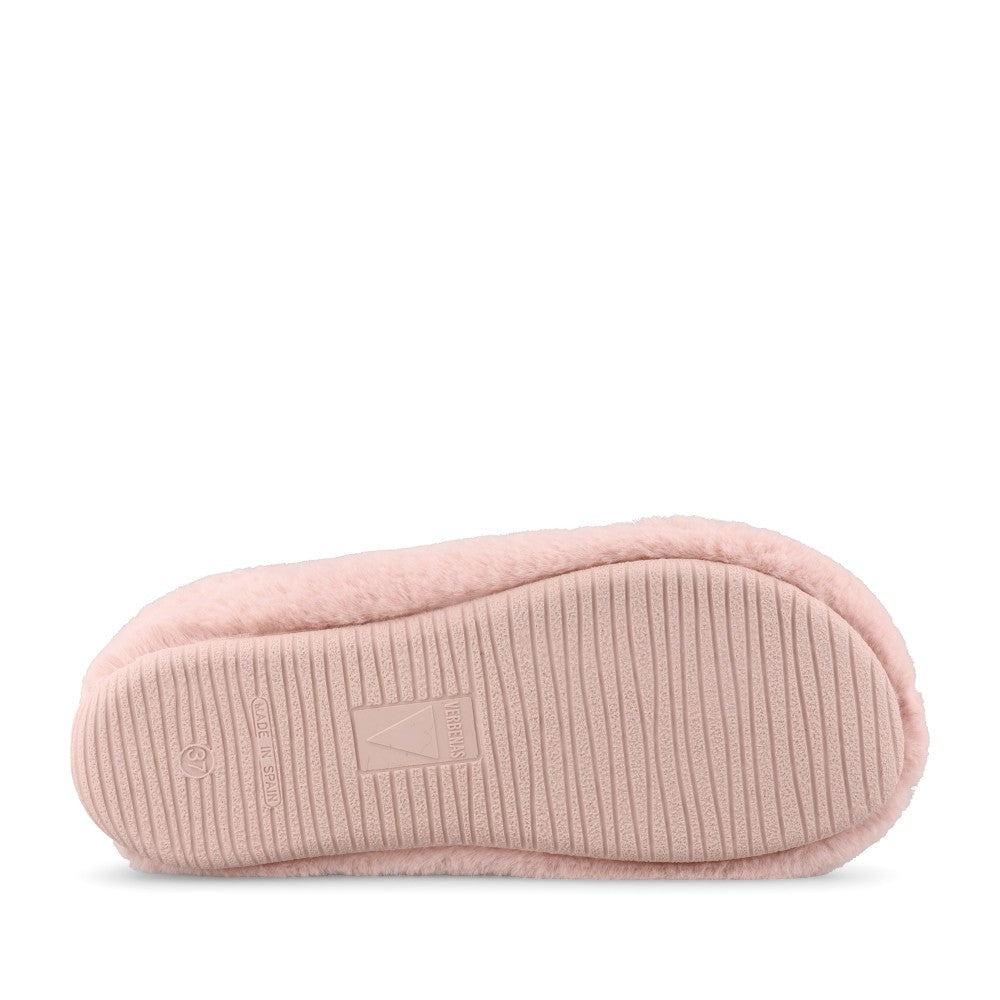 Verbenas Ladies York Groseto Mule Slipper In Antique Pink