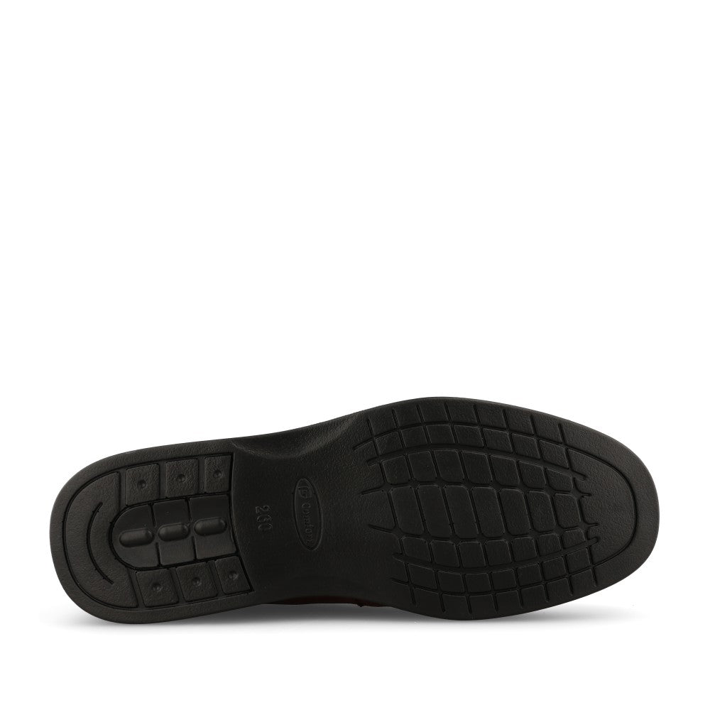 Mens A-905C Wide Fit Slip-on Shoe In Cognac