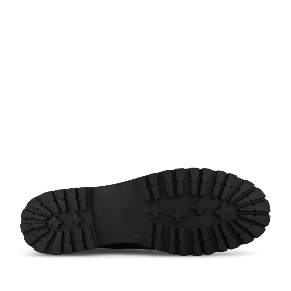 Boys Bailey Leather Laced Shoe In Black
