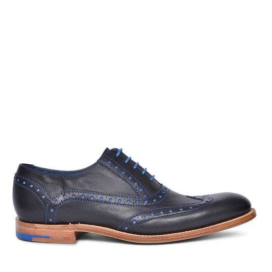 BARKER BROGUE in NAVY