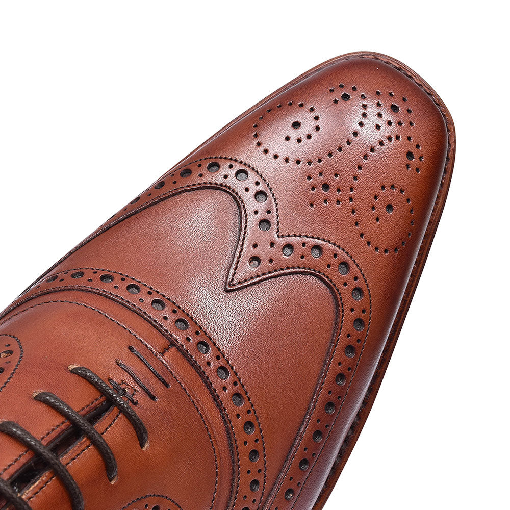 Mcclean Leather Brogues For Men In Brown