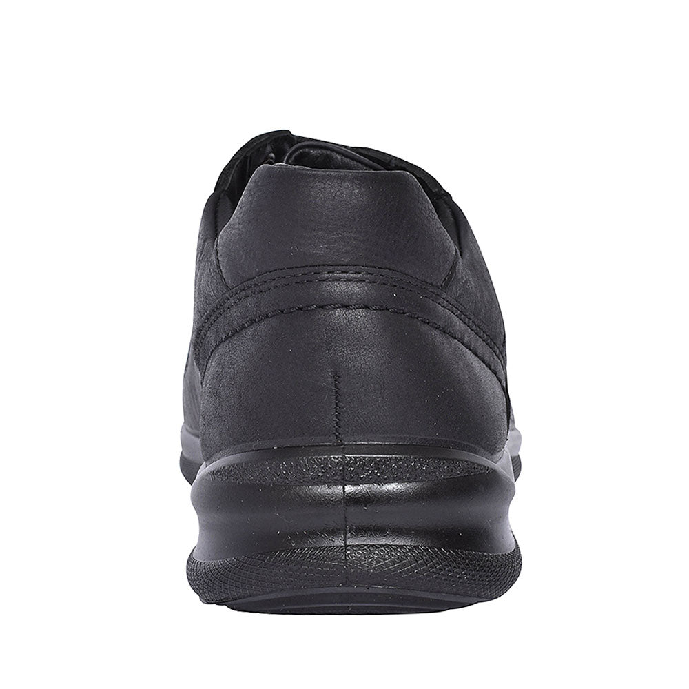 Lance Std Fit Leather Lace Shoe For Men In Black