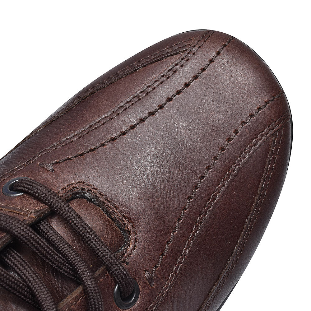 Lance Std Fit Leather Lace Shoe For Men In Brown