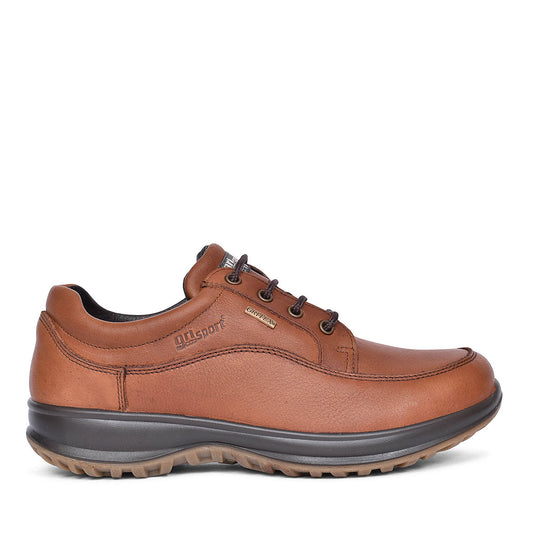 Bmg050 Livingston Tan Laced Walking Shoes For Men In Tan