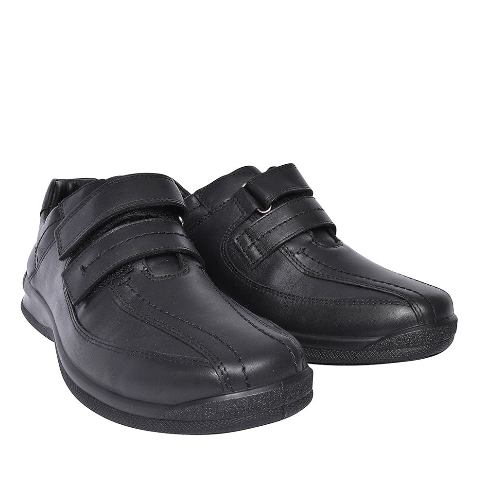 Medway Std Fit Velcro Casual Shoe For Men In Black
