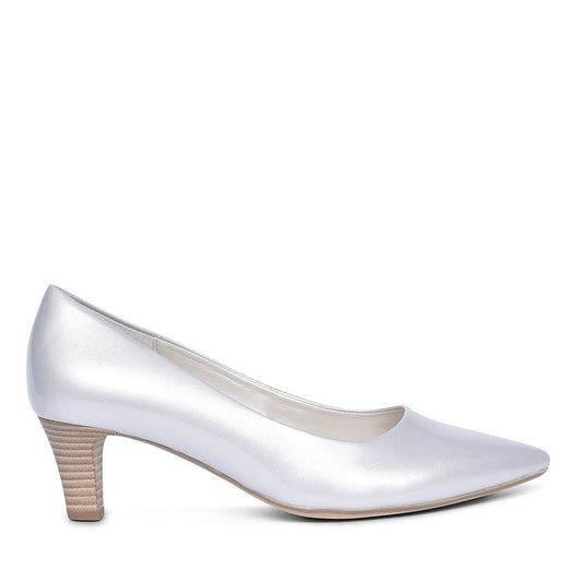 GABOR POINT TOE MID HEEL FOR WOMEN in GREY
