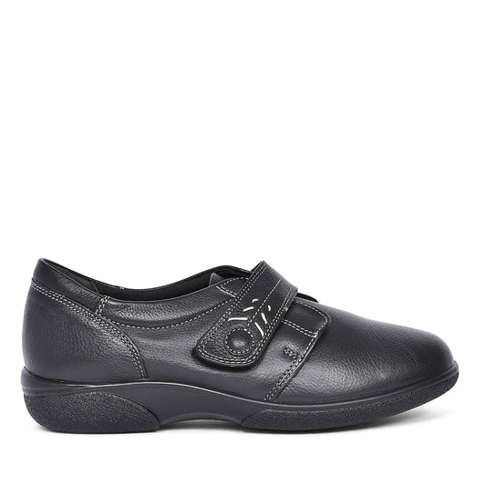 Healey 4e Plain Toe Shoe For Ladies  In Black