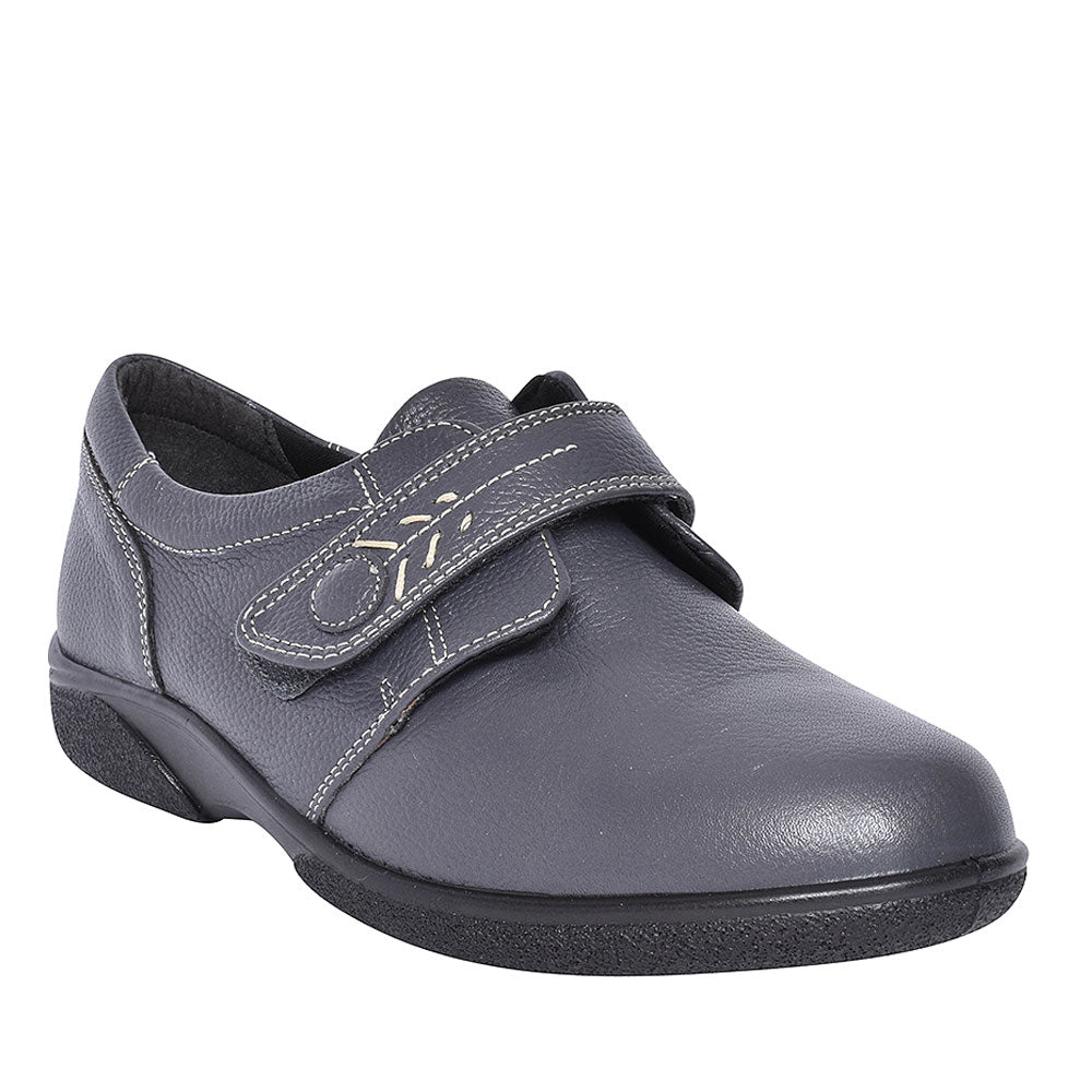 Healey 4e Plain Toe Shoe For Ladies  In Grey