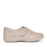 Healey 4e Casual Velcro Strap Shoe For Ladies In Champagne