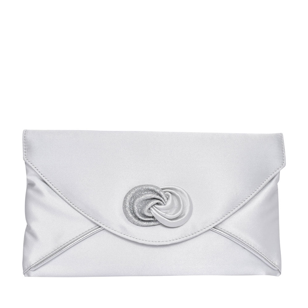 Ladies Ripley Zlr222 Clutch Bag In Silver