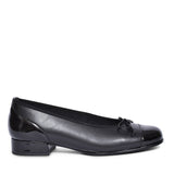 Low Heel Pump Shoe For Women In Black