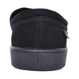 Hopper Run Black Fabric Plimsolls For Boys In Kids G Fit