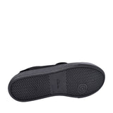Hopper Run Black Fabric Plimsolls For Boys In Kids G Fit
