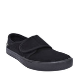 Hopper Run Black Fabric Plimsolls In Kids G Fit